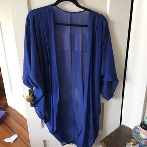 Royal Blue American Apparel Kimono